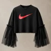 لیمیتد کالکشن Mixed Media Bubble Dress-Nike - لیمیتد کالکشن زنانه سی سی لی - تصویر 3