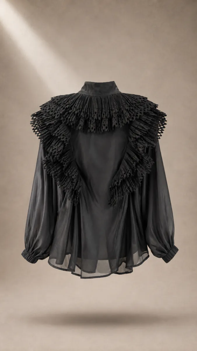 لیمیتد کالکشن Victorian Ruffle Blouse - لیمیتد کالکشن زنانه سی سی لی - تصویر 2
