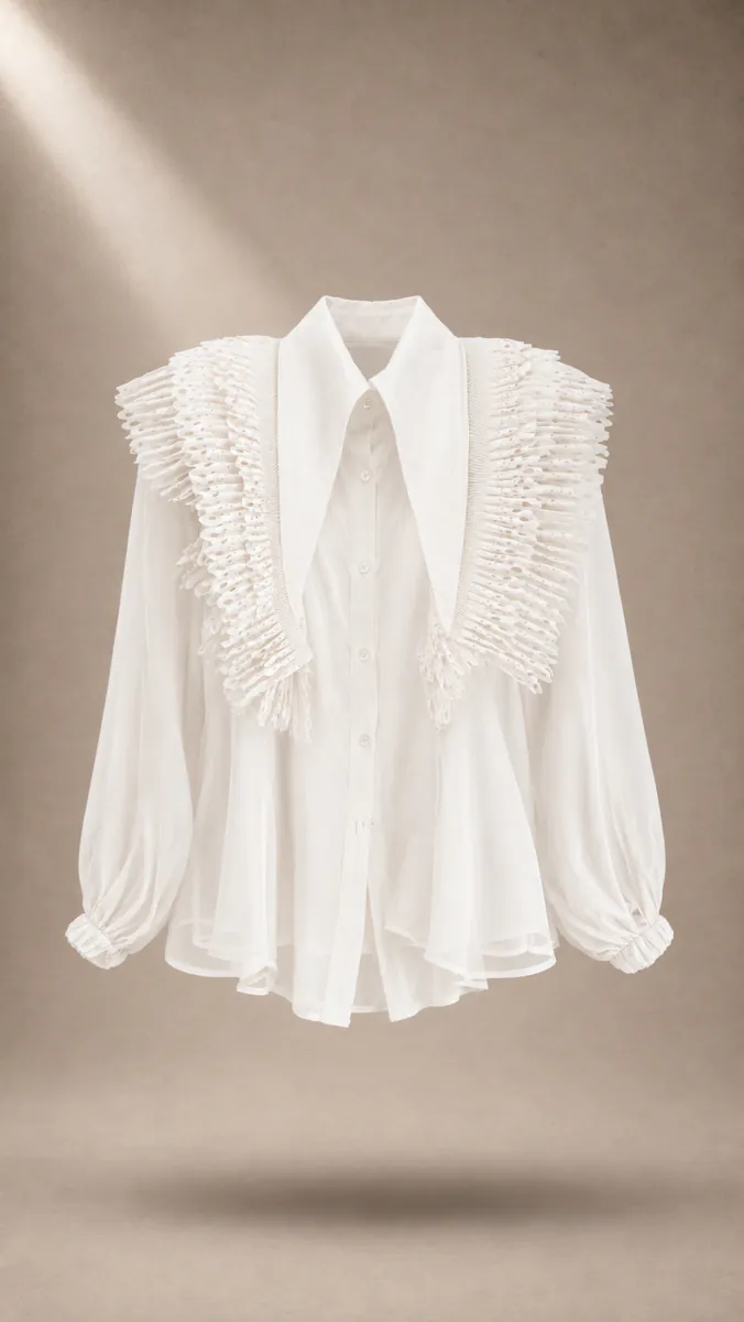 لیمیتد کالکشن Victorian Ruffle Blouse - لیمیتد کالکشن زنانه سی سی لی - تصویر 3