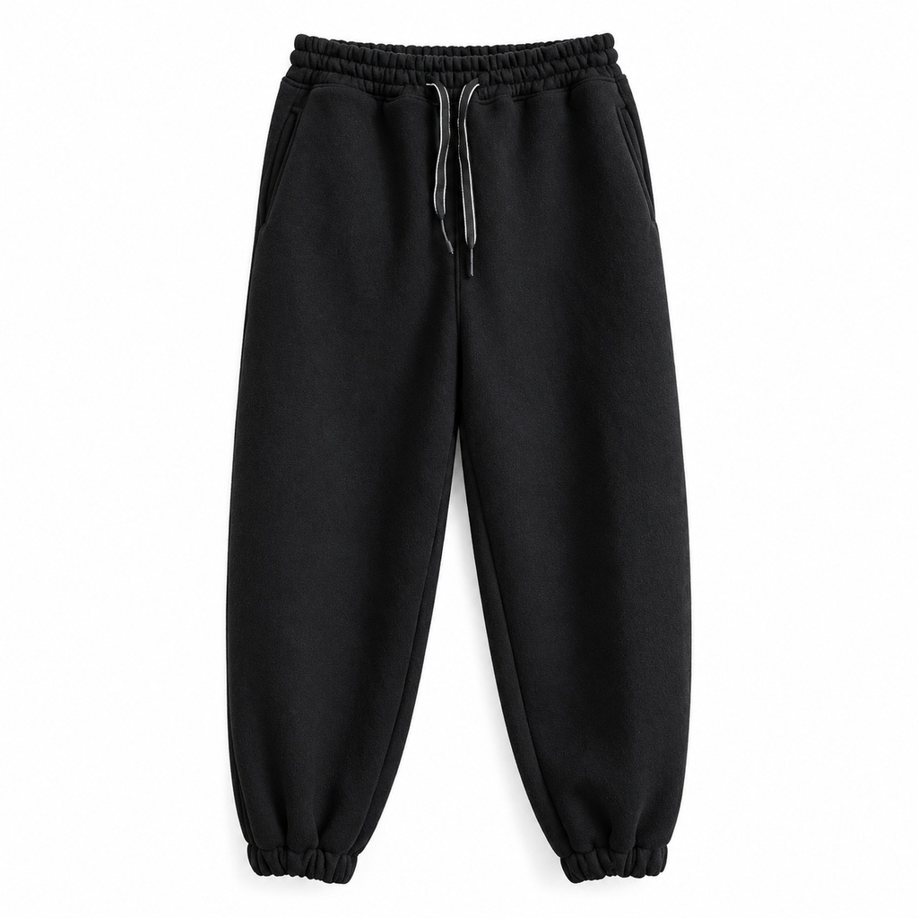 ست بلوز و شلوار دورس گشاد ورزشی زنانه Loose Fit Fleece Sweatshirt and Jogger Pants Set