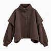 ست بلوز و شلوار دورس گشاد ورزشی زنانه Loose Fit Fleece Sweatshirt and Jogger Pants Set