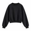 ست بلوز و شلوار دورس گشاد ورزشی زنانه Loose Fit Fleece Sweatshirt and Jogger Pants Set