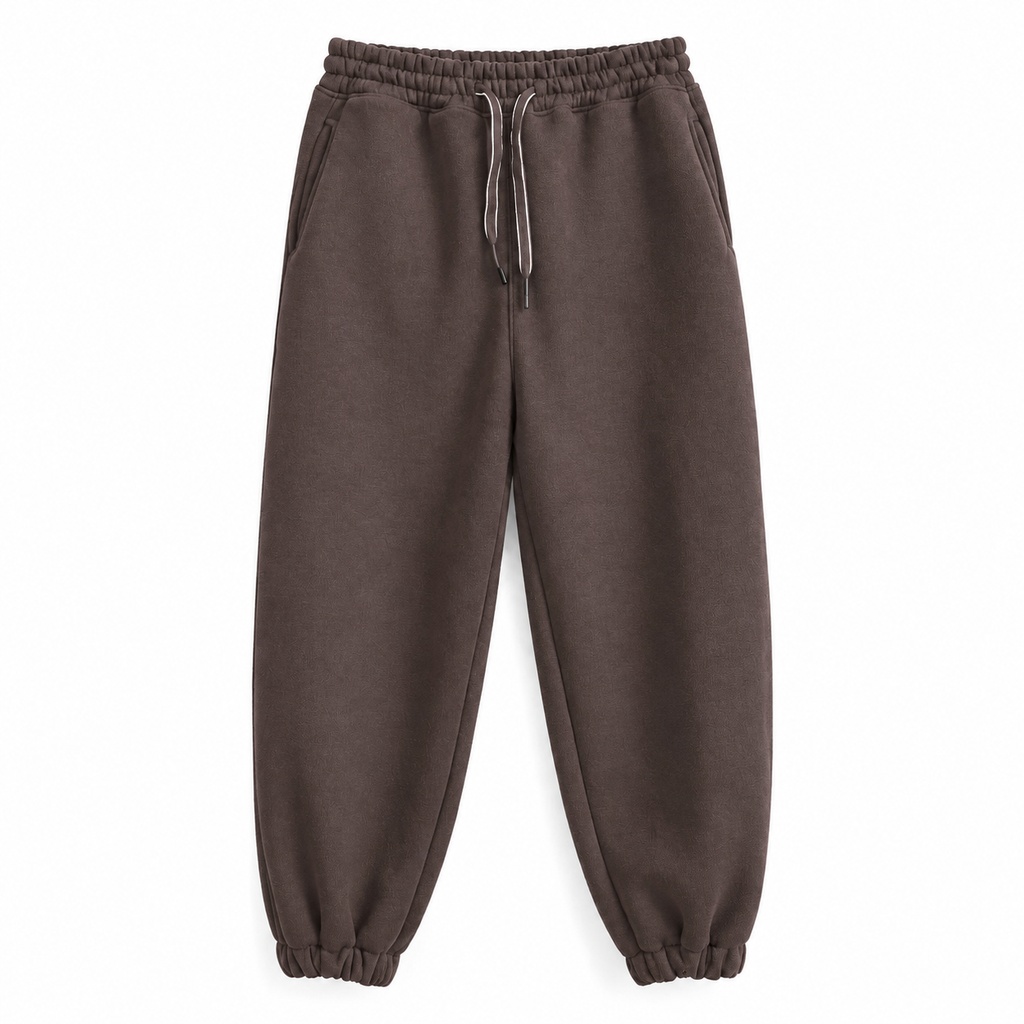 ست بلوز و شلوار دورس گشاد ورزشی زنانه Loose Fit Fleece Sweatshirt and Jogger Pants Set