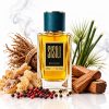 بطری عطر نیش آمواج پرپز با شیشه مدرن مات، درب نقره‌ای-فلزی و نگین سواروسکی در بسته‌بندی لوکس | Amouage Purpose Eau de Parfum luxury niche fragrance bottle with metallic cap and silver finish