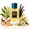 بطری عطر و بادی میست زنانه ویکتوریا سکرت کوکونات پشن با تم رنگی طلایی-برنز و طرح نارگیل | Victoria’s Secret Coconut Passion fragrance bottle with golden warm tones and luxury tropical design