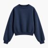 ست بلوز و شلوار دورس گشاد ورزشی زنانه Loose Fit Fleece Sweatshirt and Jogger Pants Set