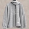 سویشرت یقه اسکی با شال متصل آدیداس بالنسیاگا، دارای لوگوی ترکیبی و بافت نرم | Adidas x Balenciaga attached scarf sweatshirt featuring co-branded logo and soft textured knit